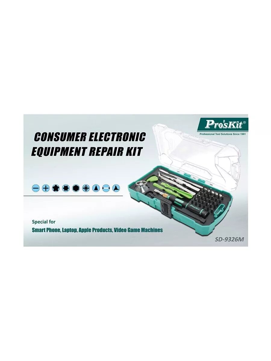 Набор для ремонта электроники SD-9326M — фото 1