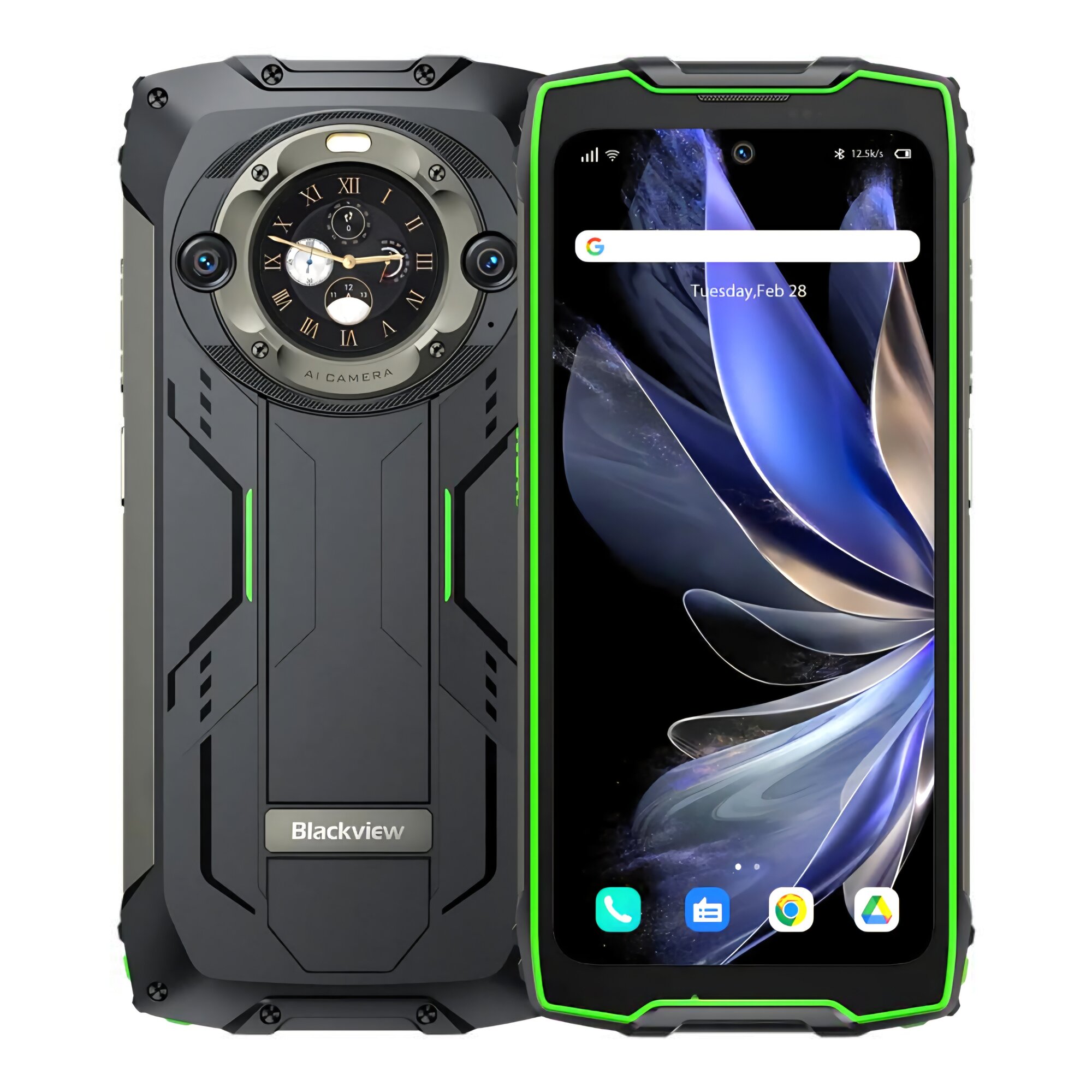 Смартфон Blackview BV9300 Pro 12+12/256 ГБ Global , Dual nano SIM, зеленый