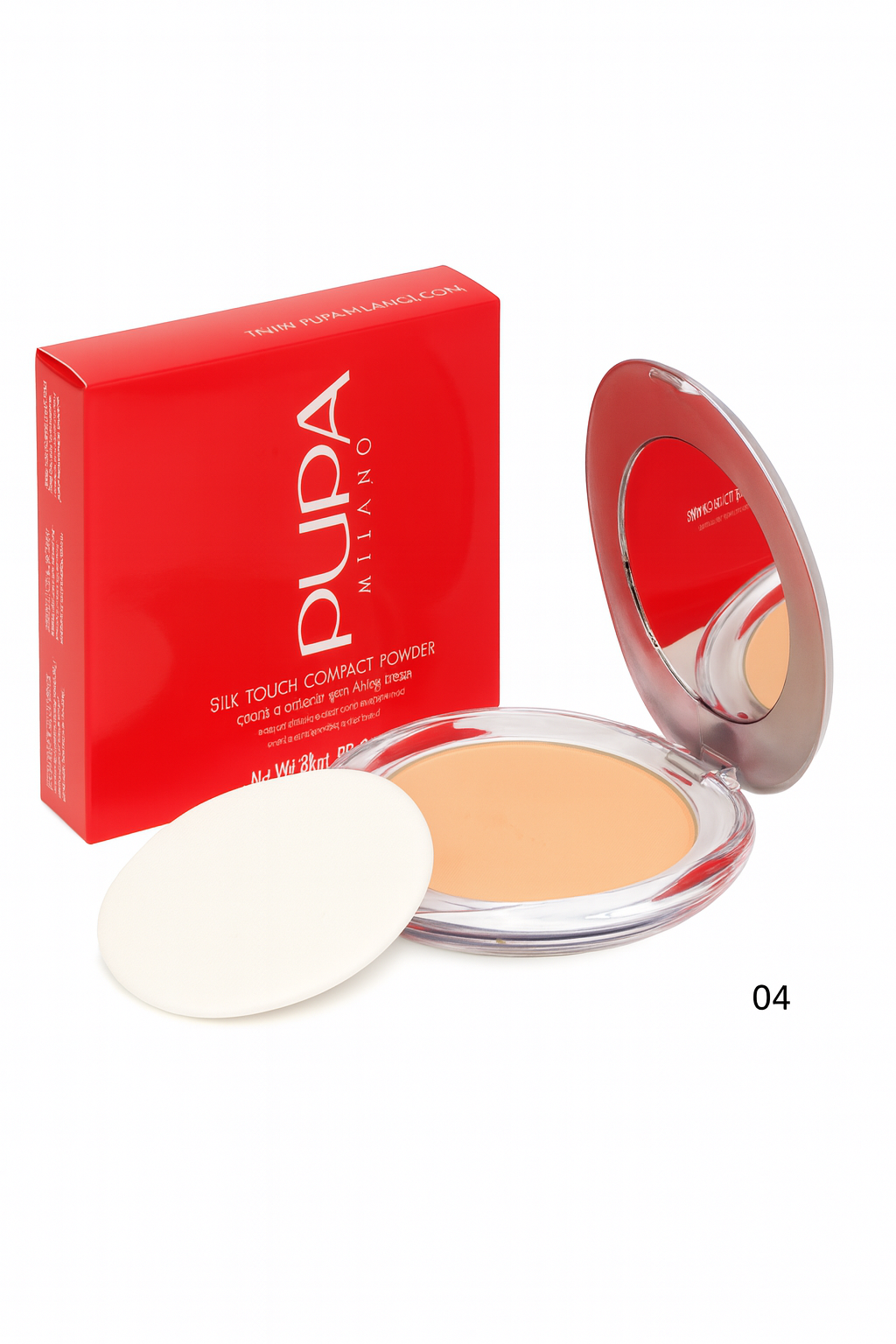Пудра для лица PUPA Luminys, шелковистая, сатиновый эффект, тон №04