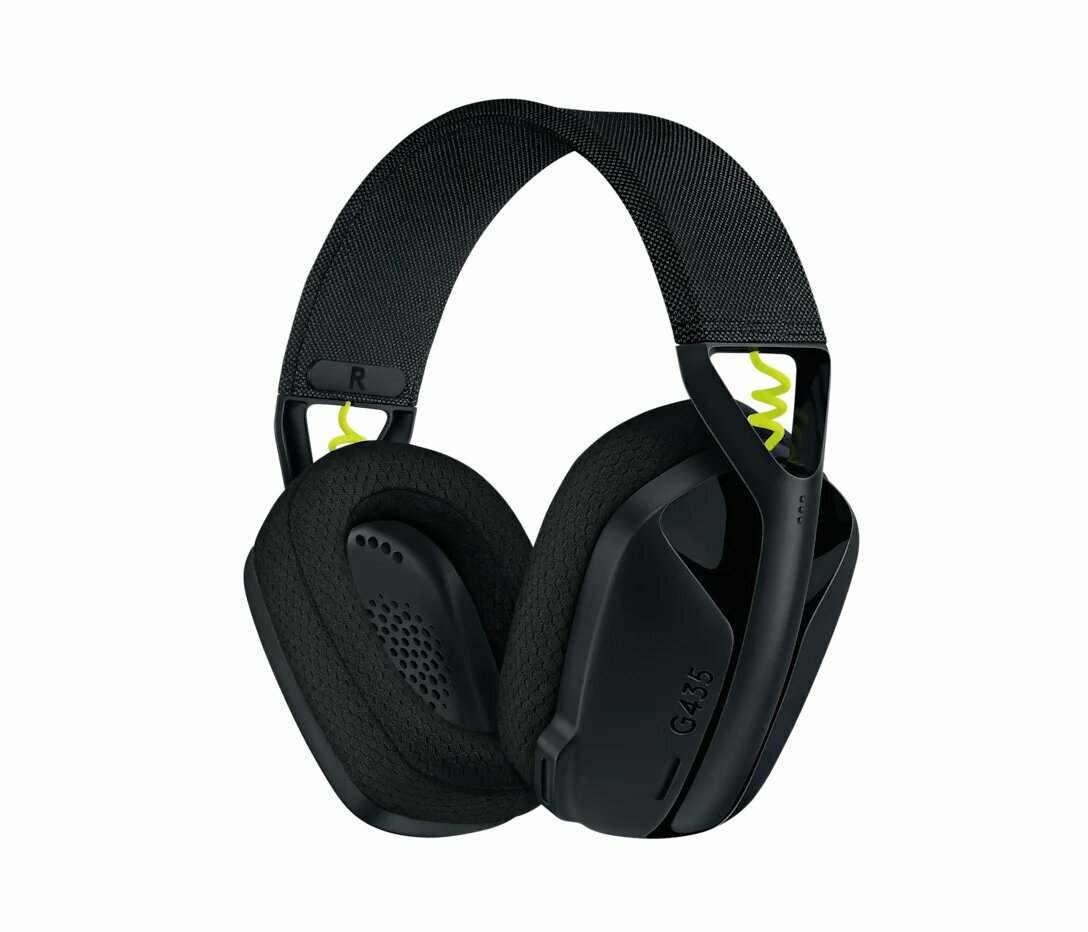 Logitech G435 — Лёгкая беспроводная игровая гарнитура с микрофоном и мощным звуком