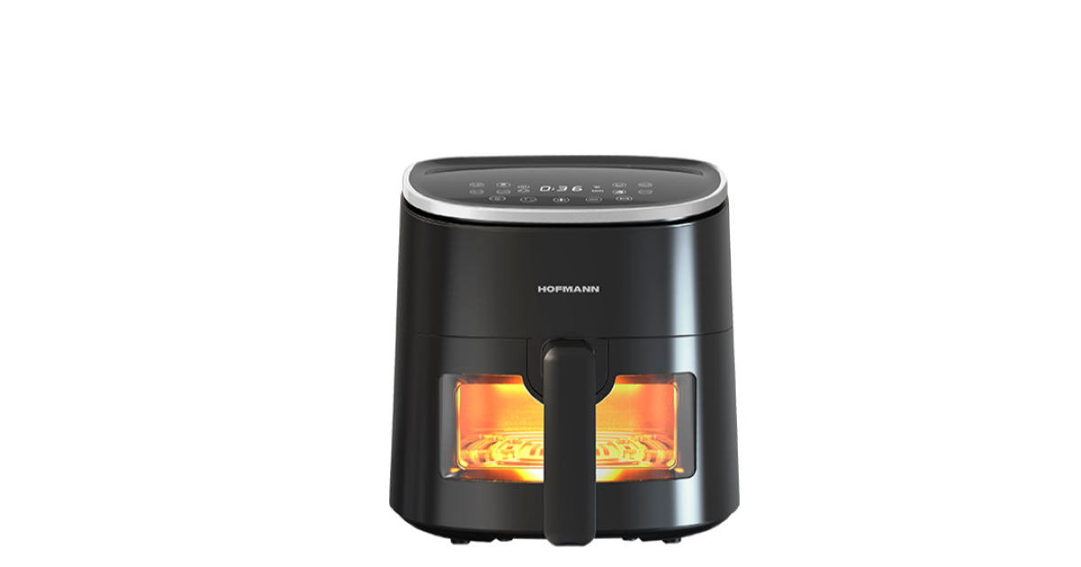 Аэрогриль Hofmann SAF1308TPBK, 1300Вт, 8 программ, таймер, управление со смартфона