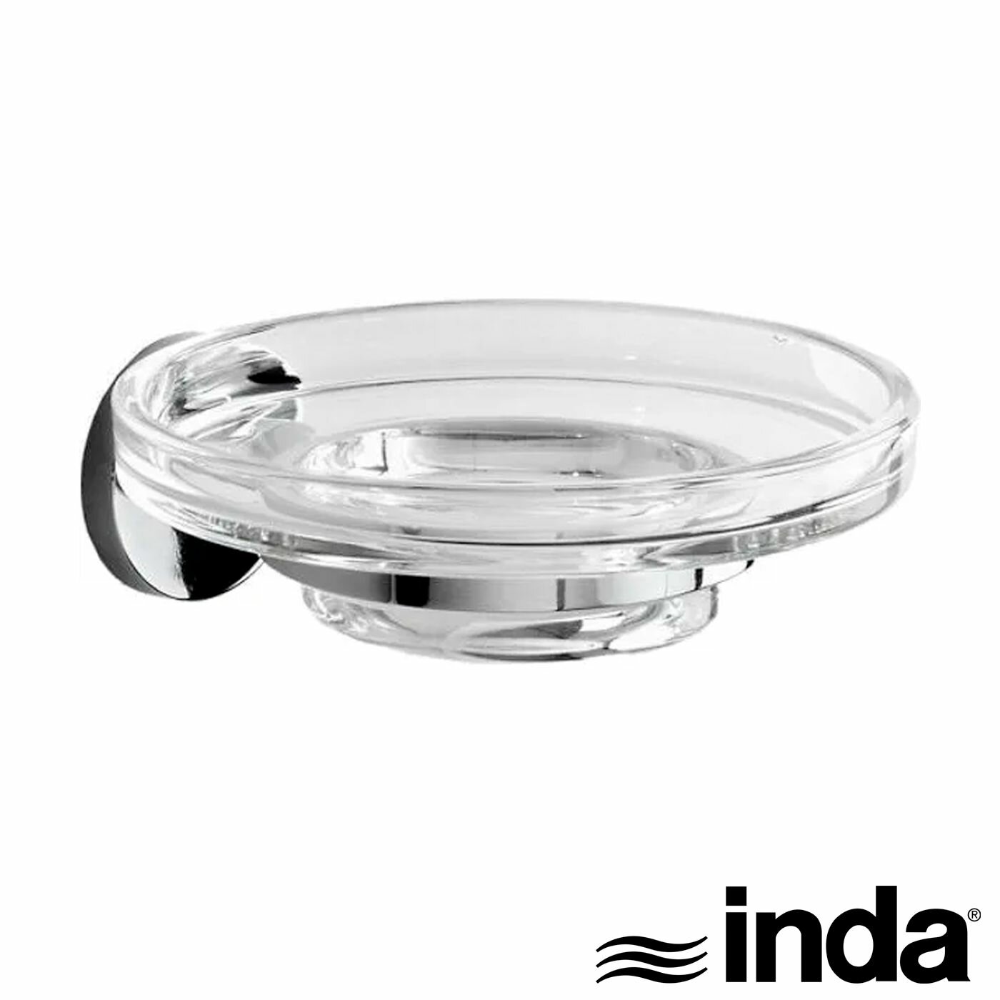 Мыльница для ванной с чашкой Inda One A24110CR03