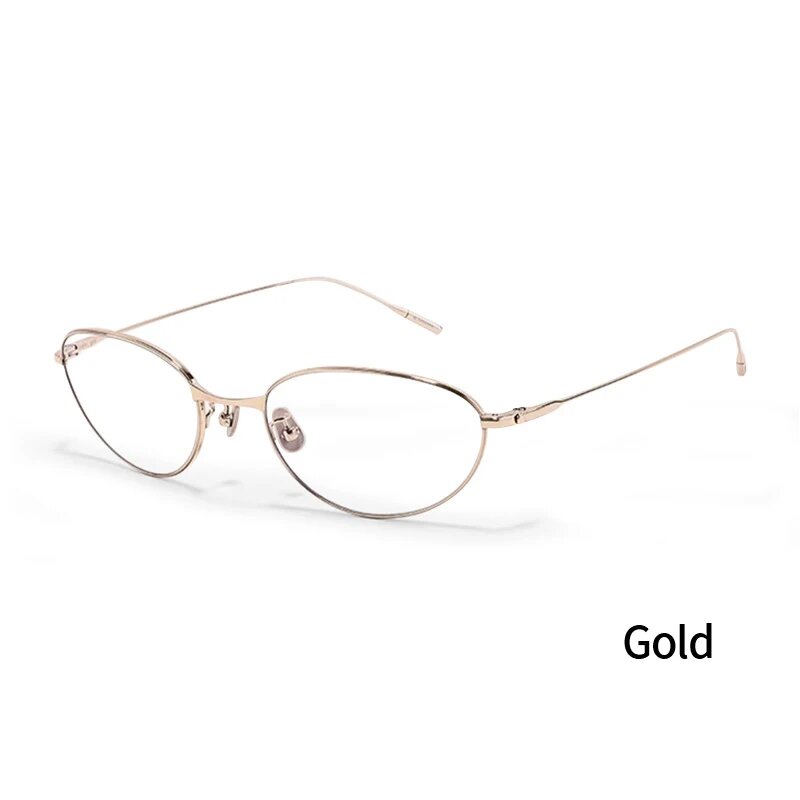 Женские очки Gold, оправа из титана