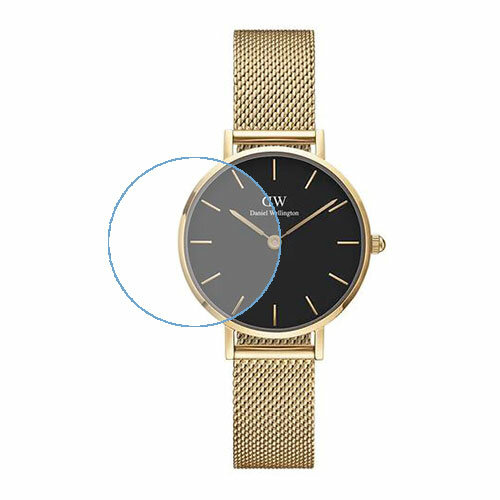 Скрин Мобайл защитный экран для часов Daniel Wellington Watch Petite Evergold Black 28mm из нано стекло 9H