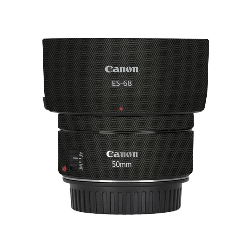 Объектив Canon EF50mm F1.8 STM с черным покрытием в виде матрицы для фотографии