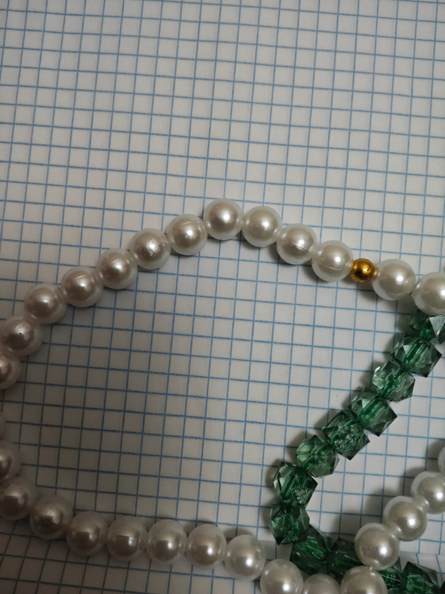 Чётки, длина 33 см, white — фото 1