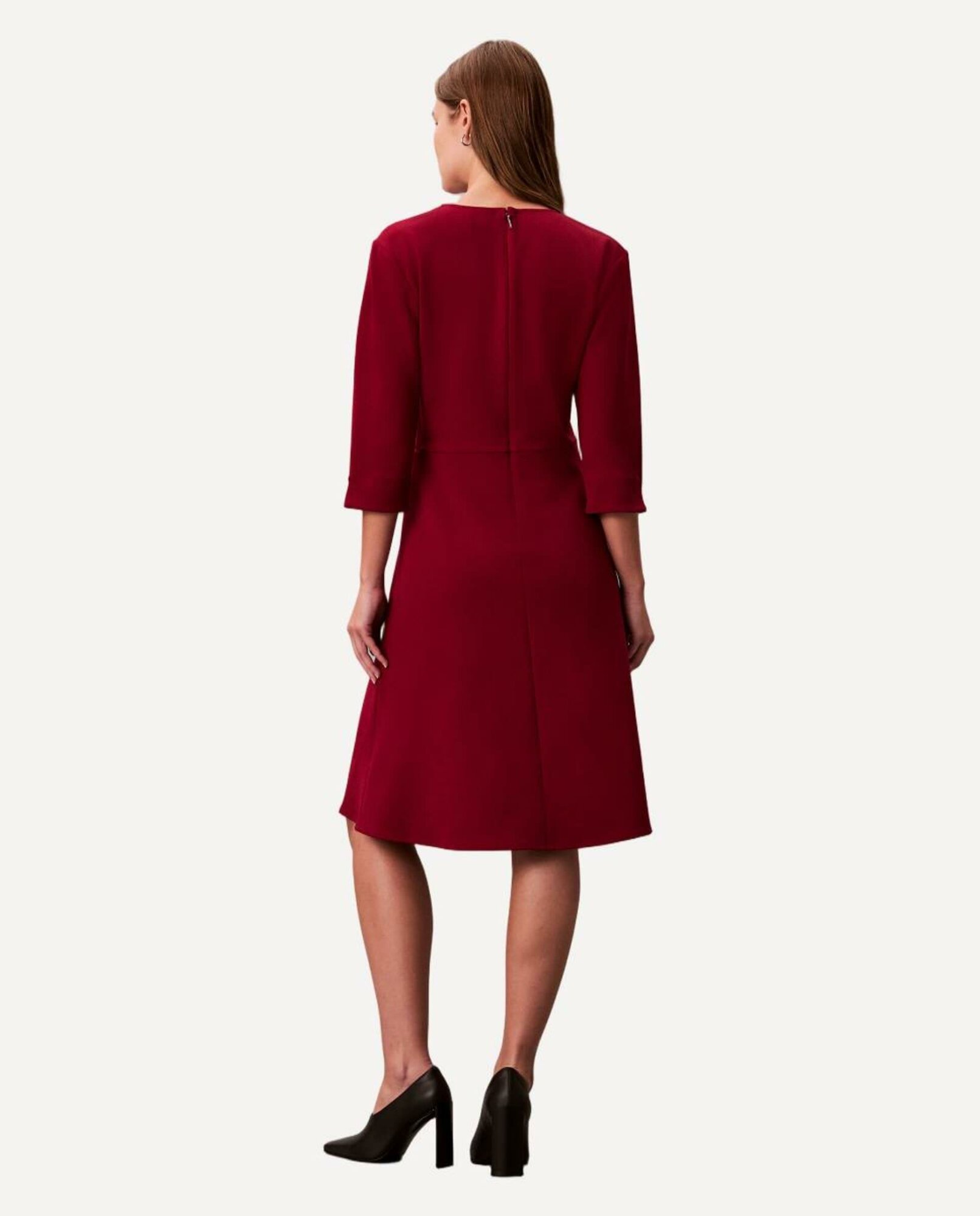 Платье CALVIN KLEIN, размер 10 US, красный — фото 1