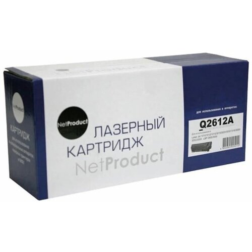 Картридж NetProduct N-Q2612A, 2000, черный/