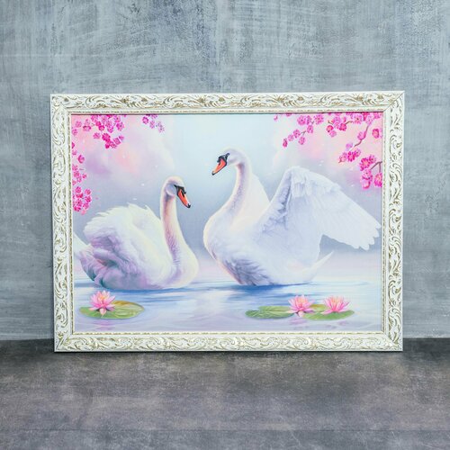 Картина репродукция на стену для интерьера в раме на холсте 70х50 см К763