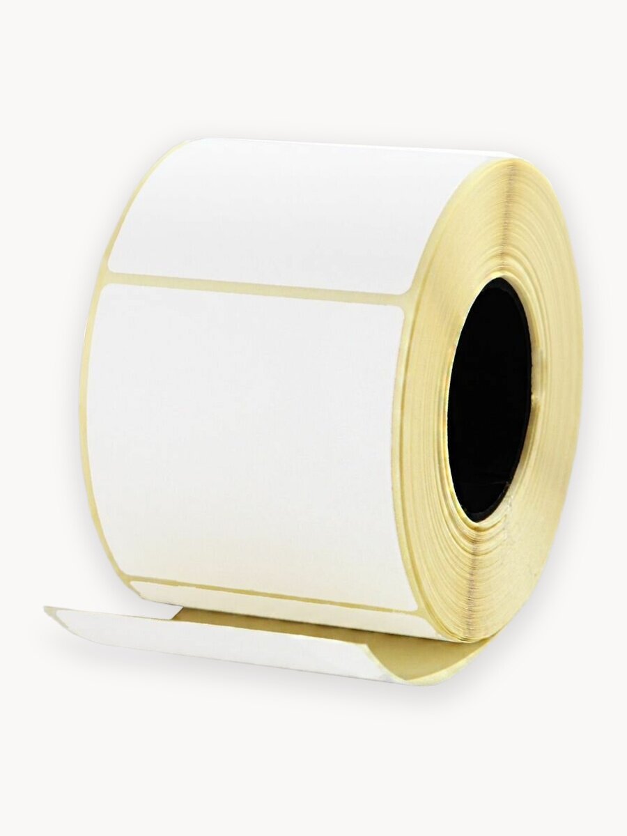 Термоэтикетки самоклеящиеся для термо-принтера, 58х40мм, втулка 40 мм, 700 штук в рулоне. Стикеры, ценники, канцелярские наклейки, бумага для печати этикеток озон и Вайлдберриз. Товар для упаковки