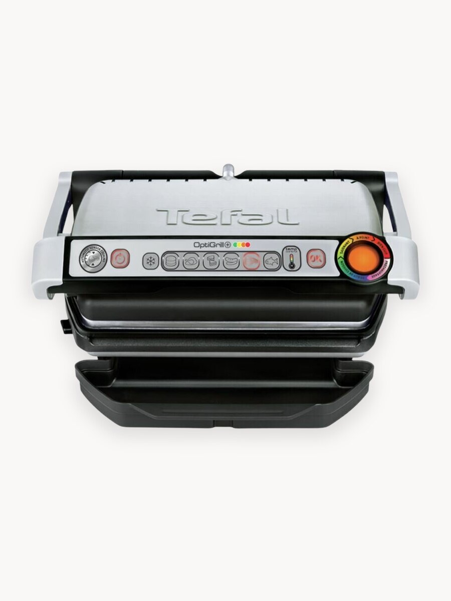Гриль электрический Tefal Optigrill+, 6 автопрограмм, со съемными панелями, GC712D34