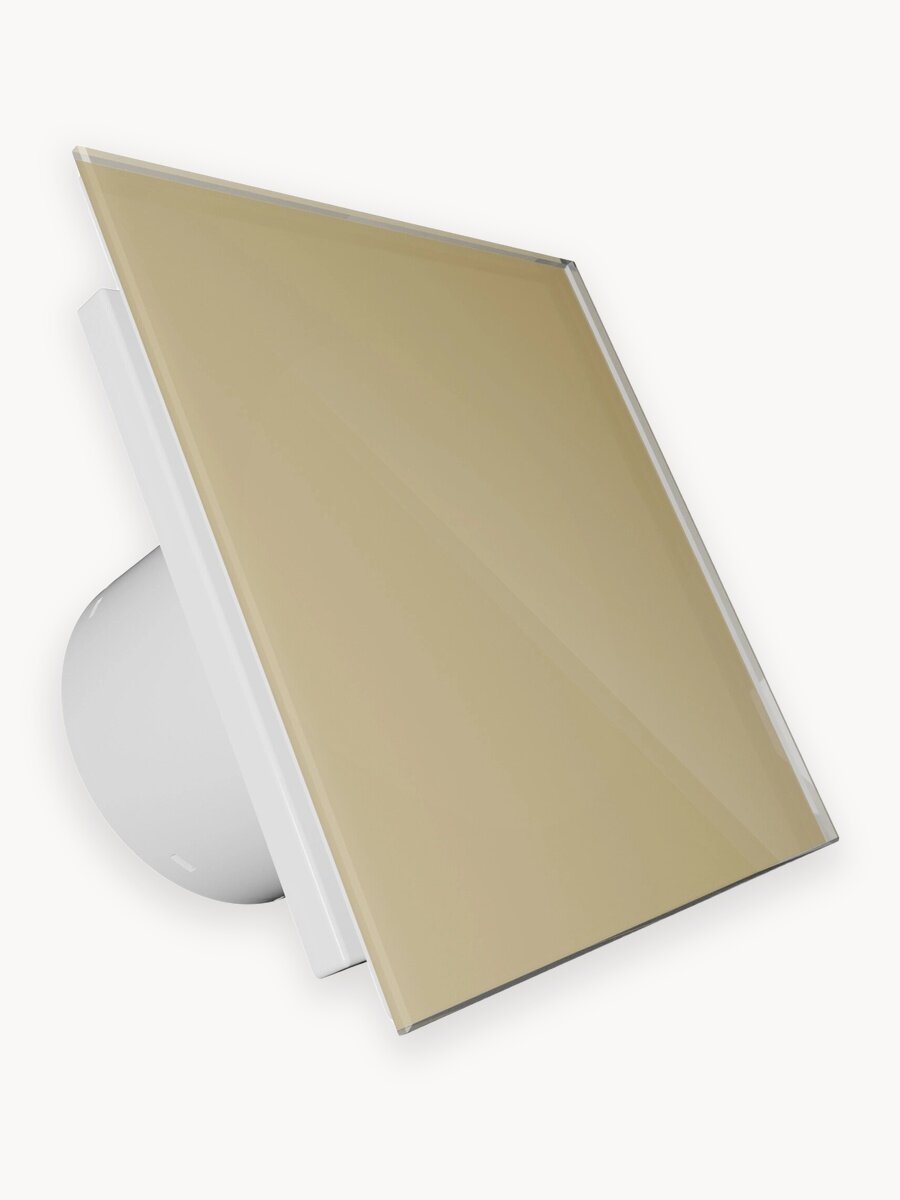 Панель декоративная для вентилятора AEON DICITI PAGL4/5 Beige Light 179х179 мм, стекло глянец, цвет - бежевый