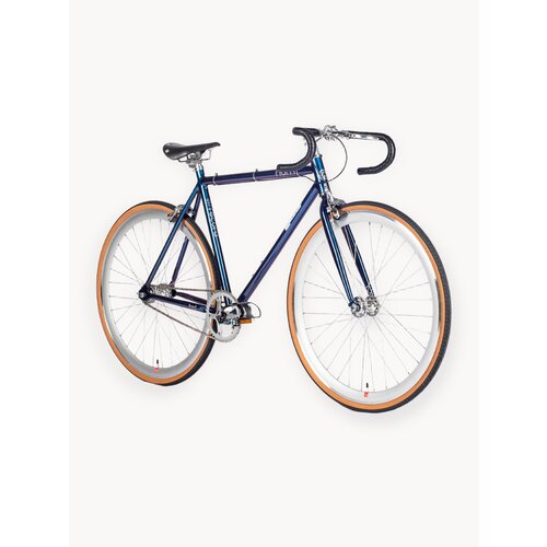 Велосипед фикс HORH RECORD 700С (2025) Blue алюминиевый c ригидной вилкой, колесо 28