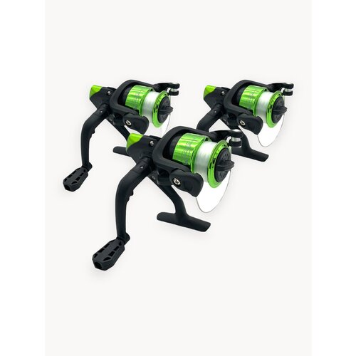 Катушка для спиннинга безынерционная с леской, 3 подшипника, шпуля 200, 160 гр.