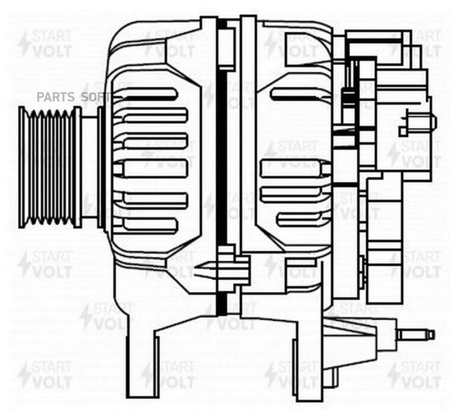 STARTVOLT Генератор SKODA FABIA/VW POLO 90А