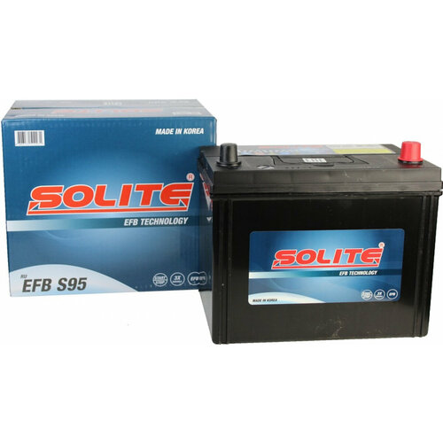 Аккумулятор автомобильный Solite EFB S95 80Ач R+ CCA790A 260x168x220 B00