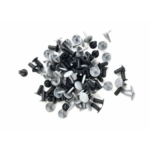 Пистон крепления обивки завод УАЗ Буханка 452, Патриот 3163, Хантер 469 (Черный) 50 штук