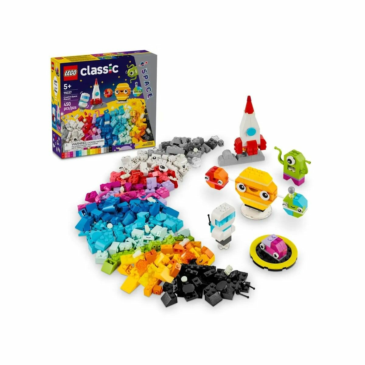 11037 Пластиковый Конструктор LEGO Classic 11037 Creative Space Planets Креативные космические планеты