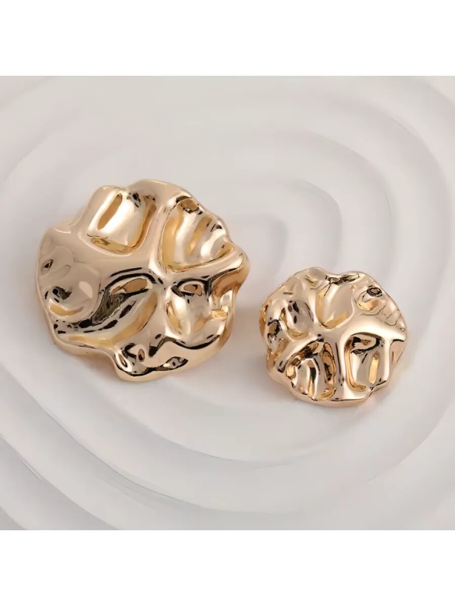 Набор пуговиц декоративных золотистых — фото 1