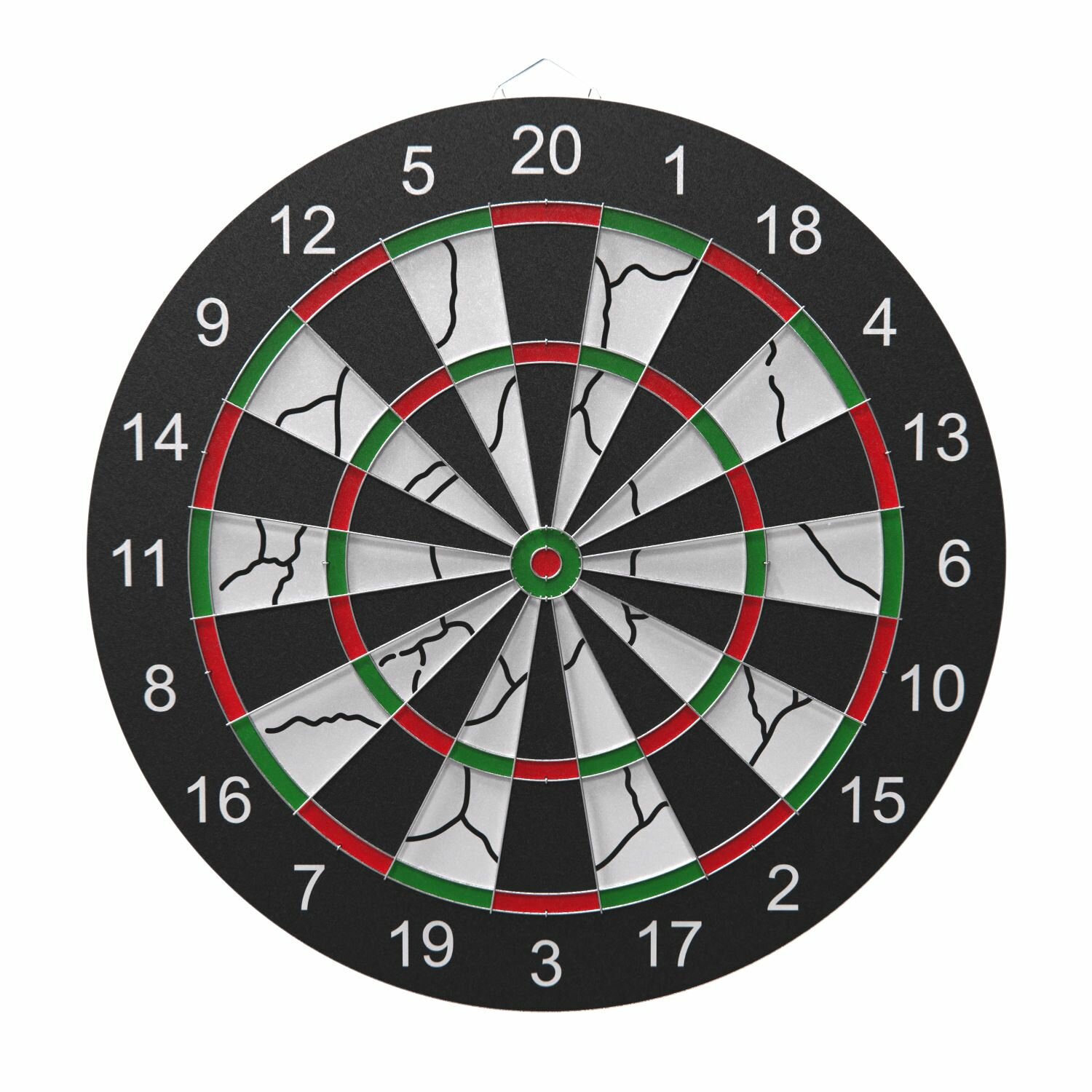 Дартс DFC PRINT двусторонний, 6 дротиков — фото 1