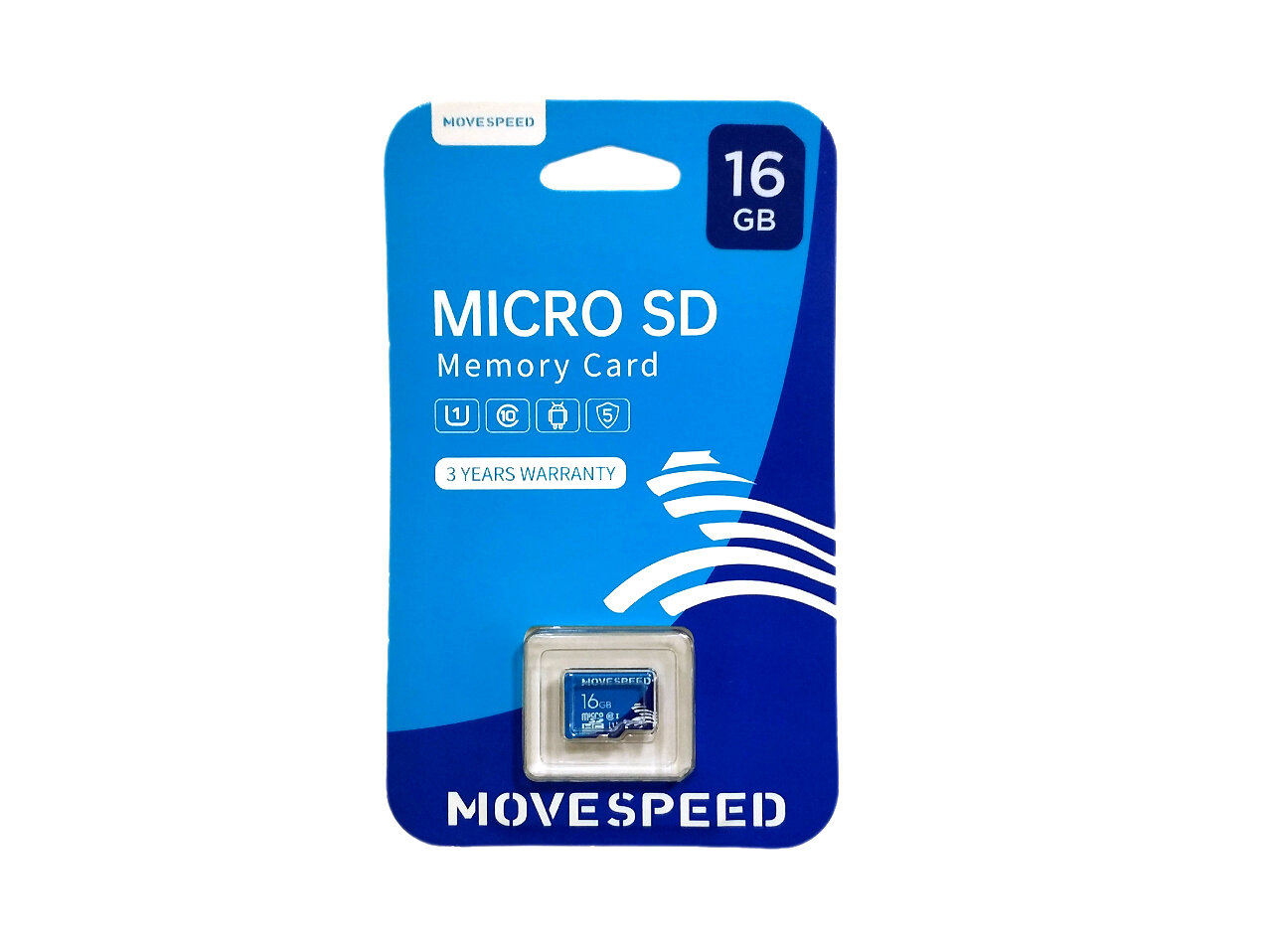 Карта памяти Move Speed MicroSDHC 16Gb FT100 Class 10 без адаптера SD