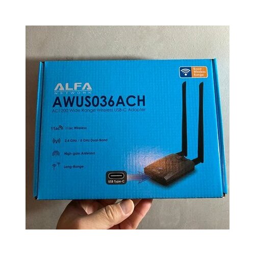 Беспроводная сетевая карта ALFA AWUS036ACH ALFA AWUS036ACH 13136₽