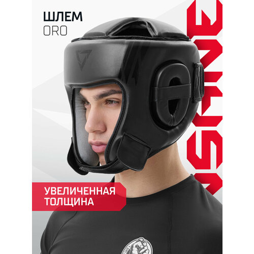 Шлем открытый INSANE ORO IN23-HG300, ПУ, цвет черный, размер M
