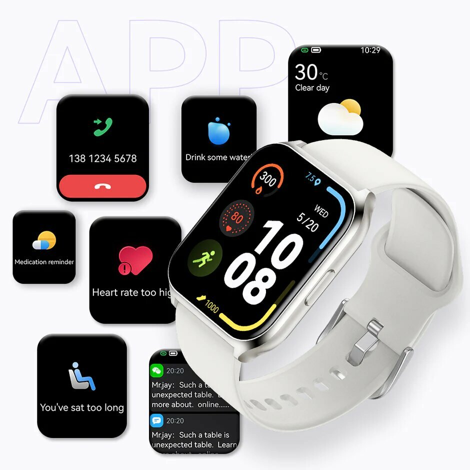 Умные смарт-часы Xiaomi Haylou Smart Watch 2 PRO (HF001) (Sliver), EU — фото 1