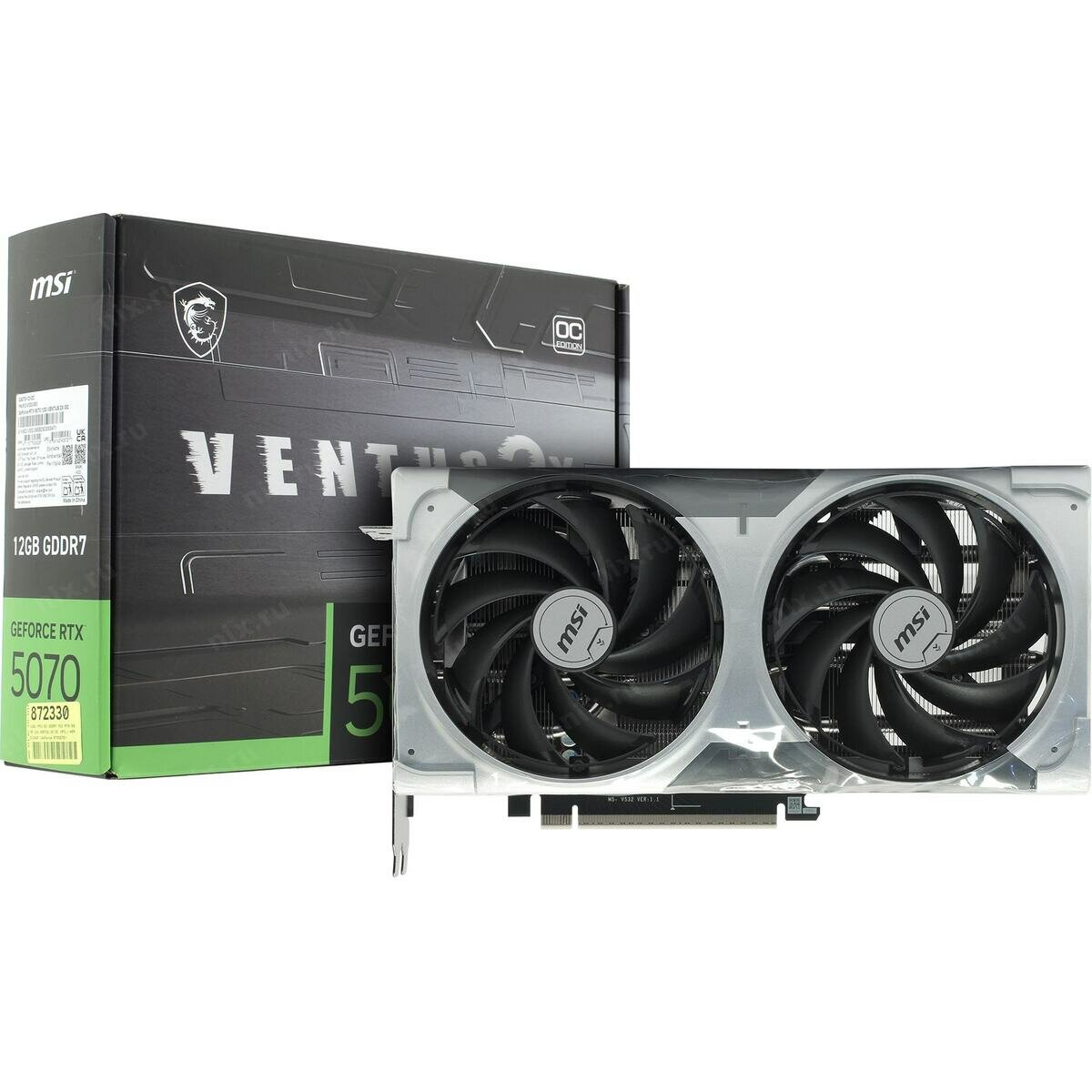 グラフィックボード・グラボ・ビデオカード GeForce RTX 5070 12G VENTUS 2X OC PCIExp Msi Ventus 2X GeForce RTX 5070 12G VENTUS 2X OC — купить в
