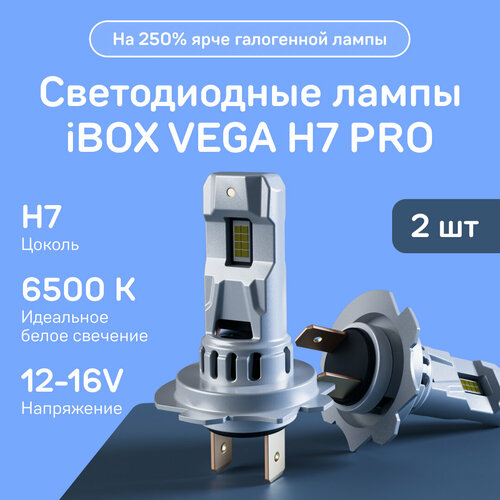 Лампа автомобильная светодиодная iBOX VEGA H7 PRO