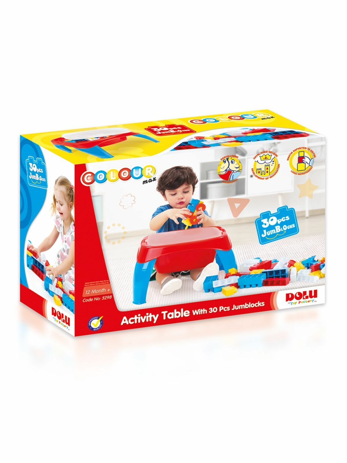 Конструктор со столиком DOLU JumBlocks — фото 1