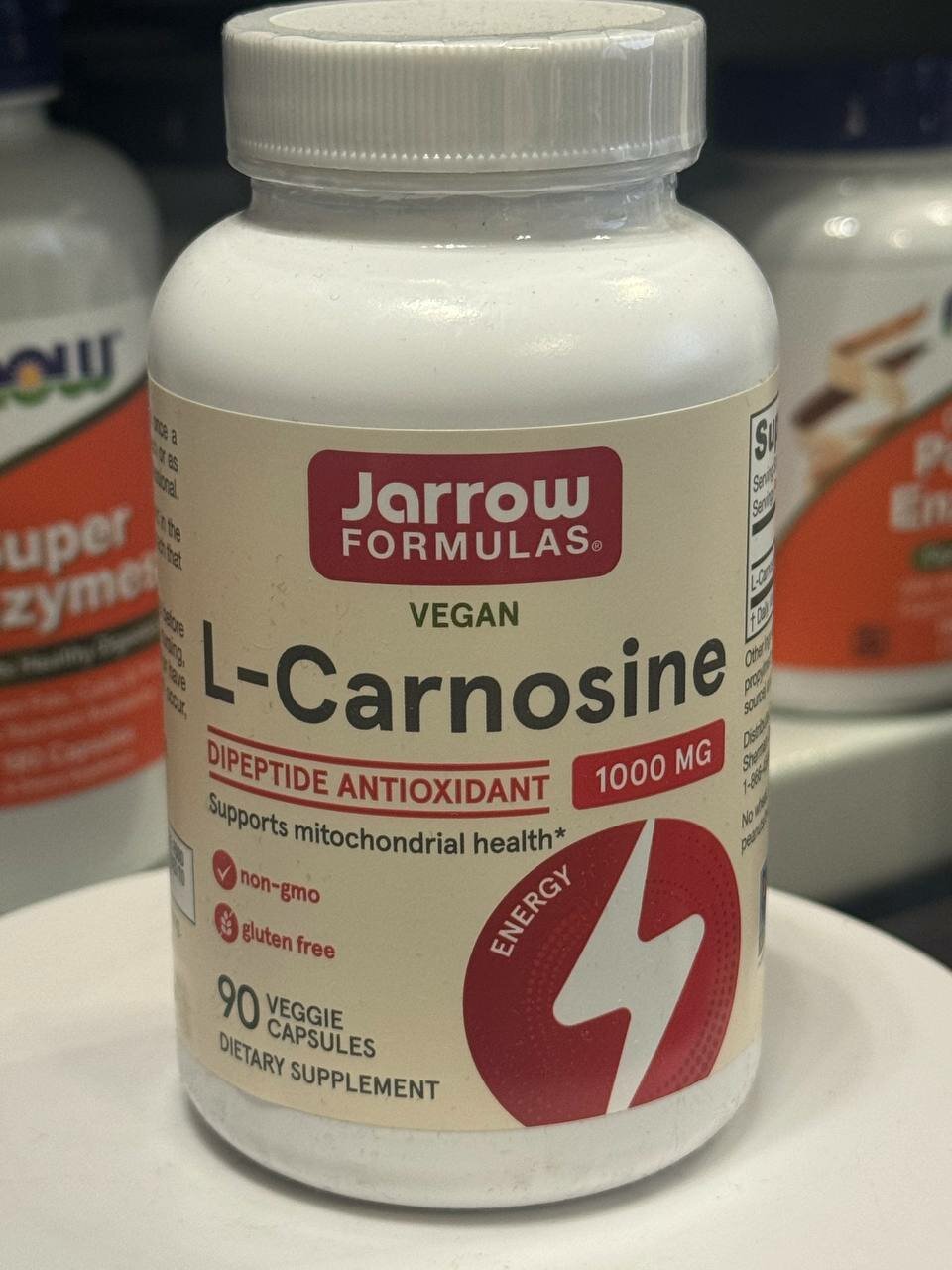 Jarrow Formulas L-Carnosine, L-карнозин, 90 капсул