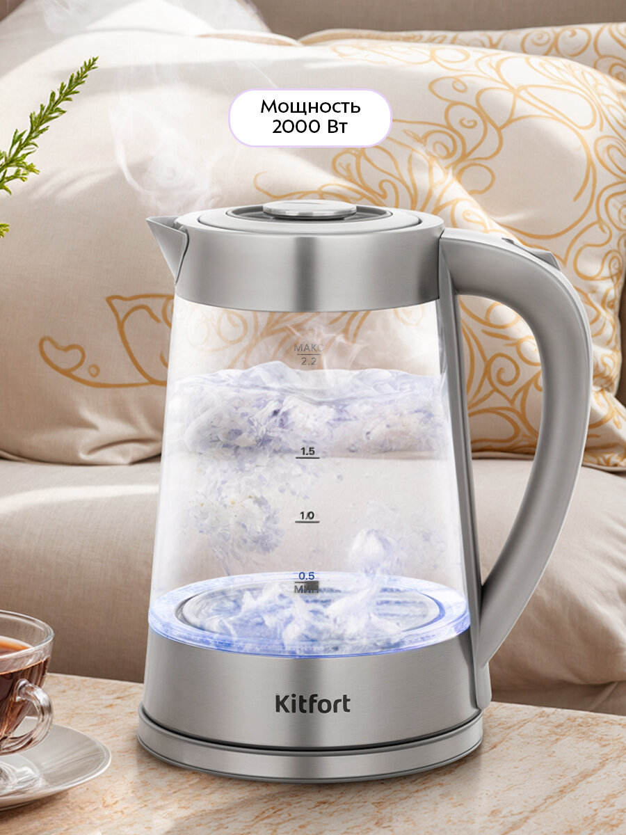 Чайник Kitfort КТ-6763 — фото 1