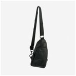 Рюкзак на одно плечо Cantlor Ж03-9029 чёрный - изображение