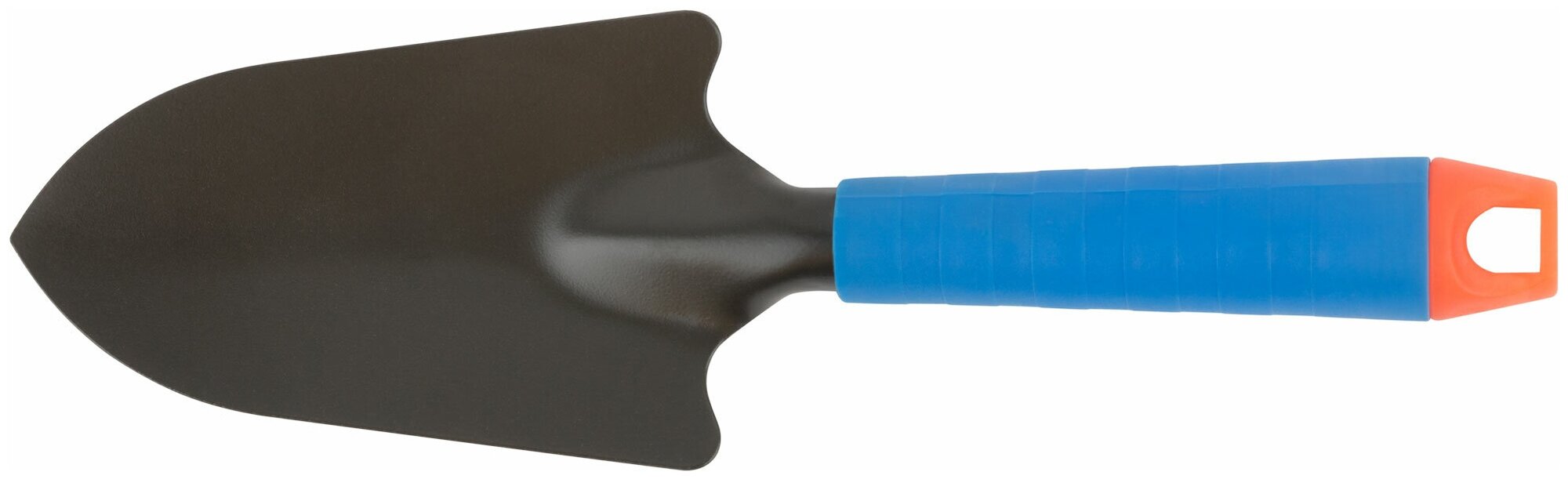 Совок посадочный широкий синяя пластиковая ручка 280 мм