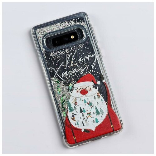 Чехол для телефона Like me шейкер, для Samsung S10, Дед Мороз