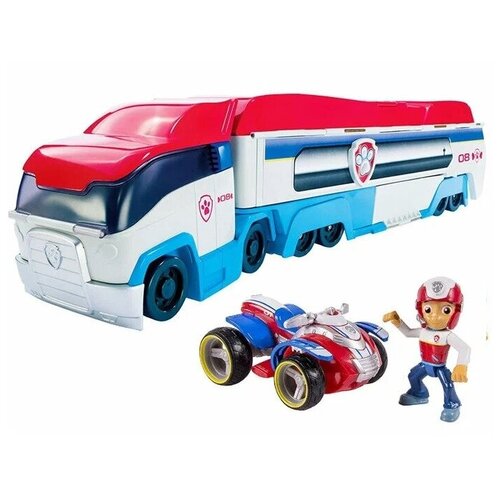 Автовоз щенячий патруль/ Патрулевоз щенков спасателей/Трейлер для щенков спасателей