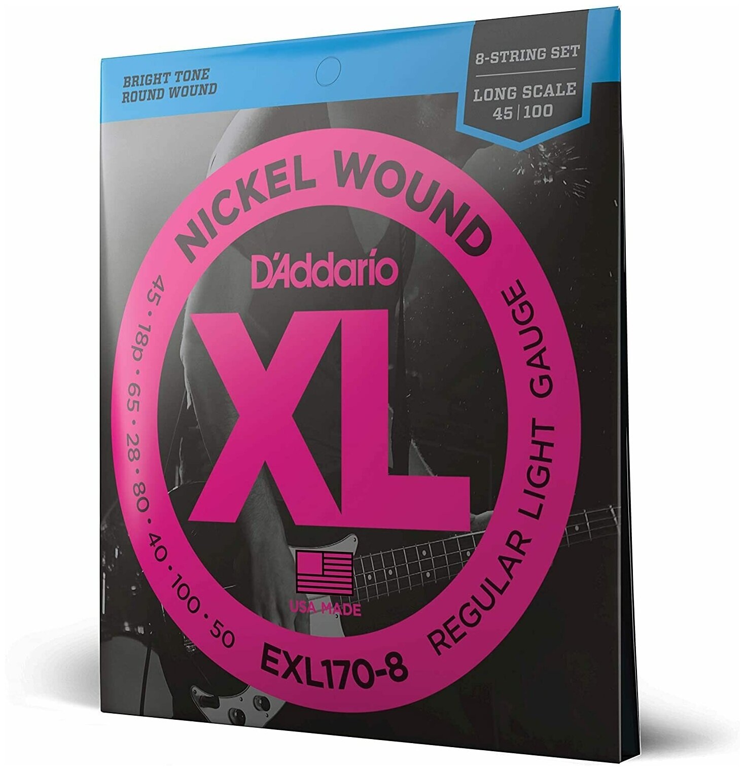 D'Addario EXL170-8 Струны для бас-гитары