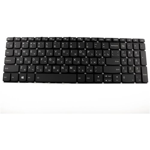 Клавиатура для ноутбука Lenovo 320-15ABR 320-15AST cерая с подсветкой p/n: SN20K93009, 9Z. NDRDSN.10R