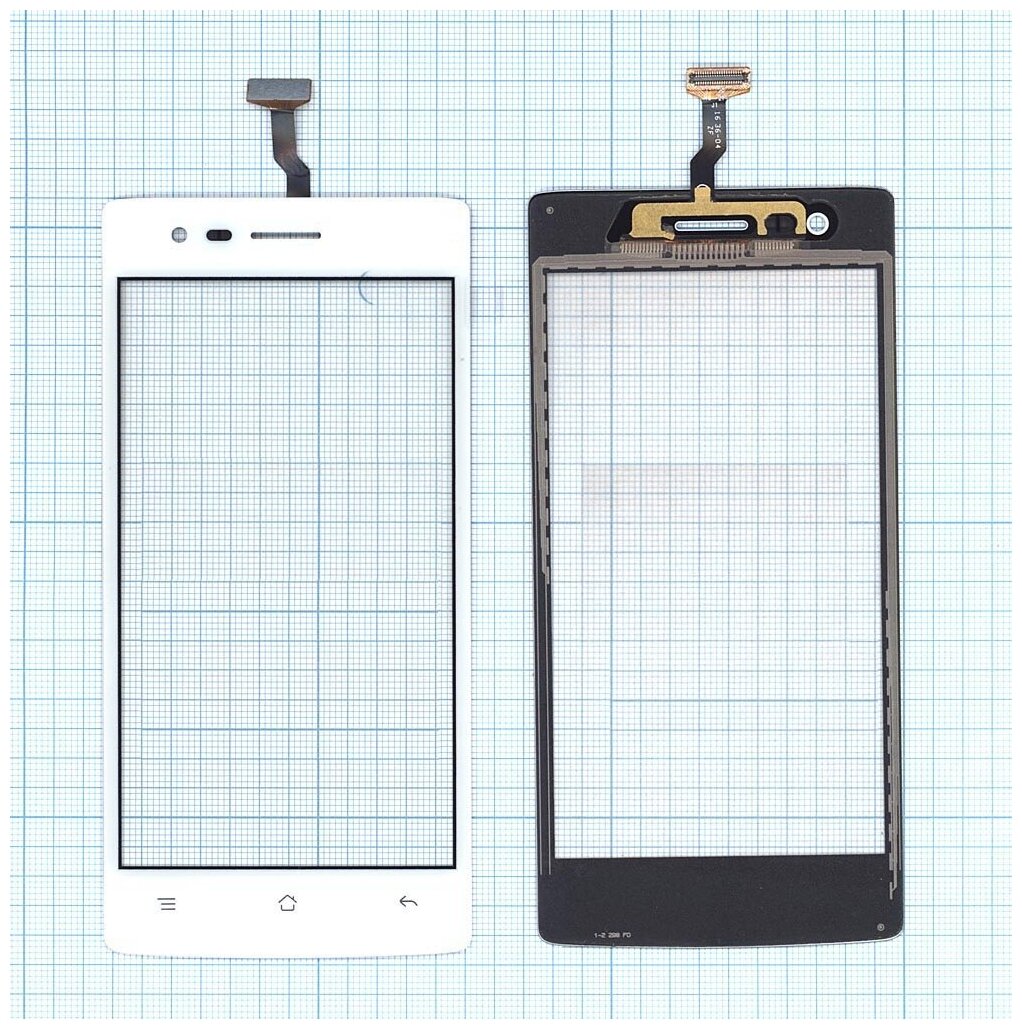 Сенсорное стекло (тачскрин) для OPPO Neo 5 (2015) белое