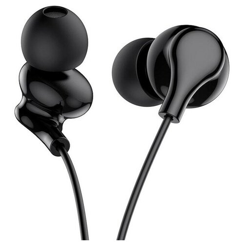 Наушники Borofone BM59 Collar вакуумные микрофон Jack 35 мм кабель 12 м чёрные 1шт 36000₽