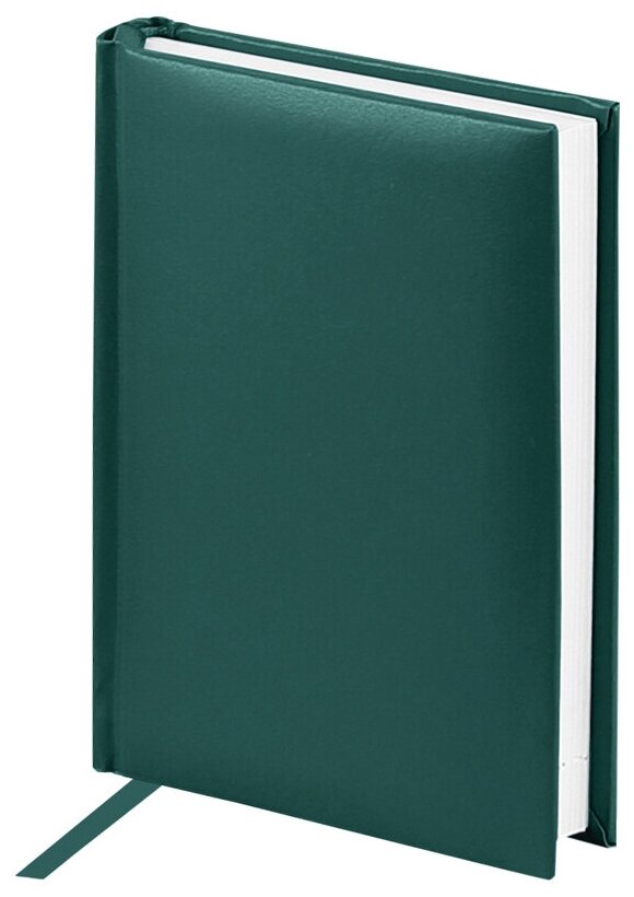 Ежедневник недатированный A6 160 листов, балакрон, OfficeSpace "Ariane", зеленый