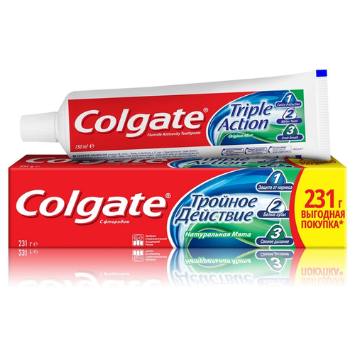 Colgate Зубная паста Colgate Тройное действие, 150 мл