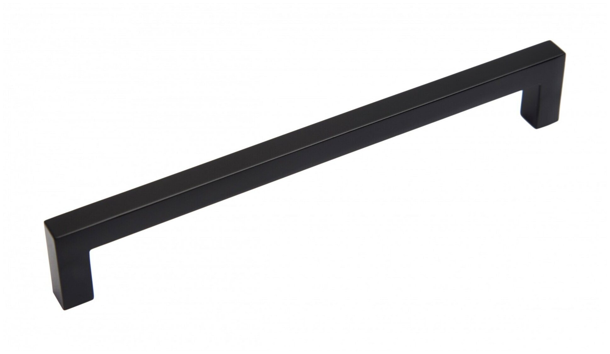 Ручка мебельная QUADRA , 256 мм, цвет - черный матовый, RS043BL - фотография № 3