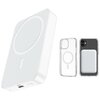 Портативный аккумулятор MagSafe на 8000 mAh + Прозрачный силиконовый чехол для iPhone 11 / Clear Case MagSafe / Набор аксессуаров для смартфона - изображение