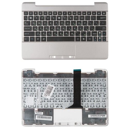 Keyboard Клавиатура для Asus Transformer Pad TF300T серебристая 481₽