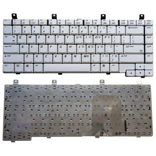 Клавиатура keyboard K031830A1 для ноутбука HP Pavilion DV4000 DV4100 DV4200 DV4300 DV4400 белая 934₽