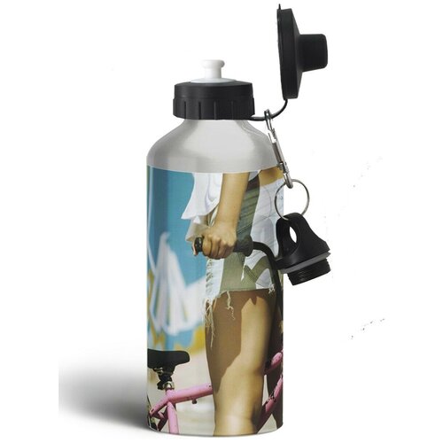 фото Бутылка спортивная,туристическая фляга, 500мл спорт bmx велосипед девушка - 272 brutbottle