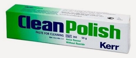 Изображение товара Clean Polish Клин Полиш полировочная паста Kerr, без фтора, 50 г