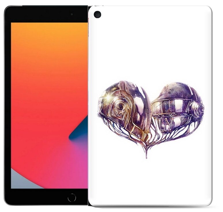 Чехол задняя-панель-накладка-бампер MyPads сердце абстракция для iPad mini 5 7.9 (2019)-A2133/A2124/A2126/A2125 противоударный